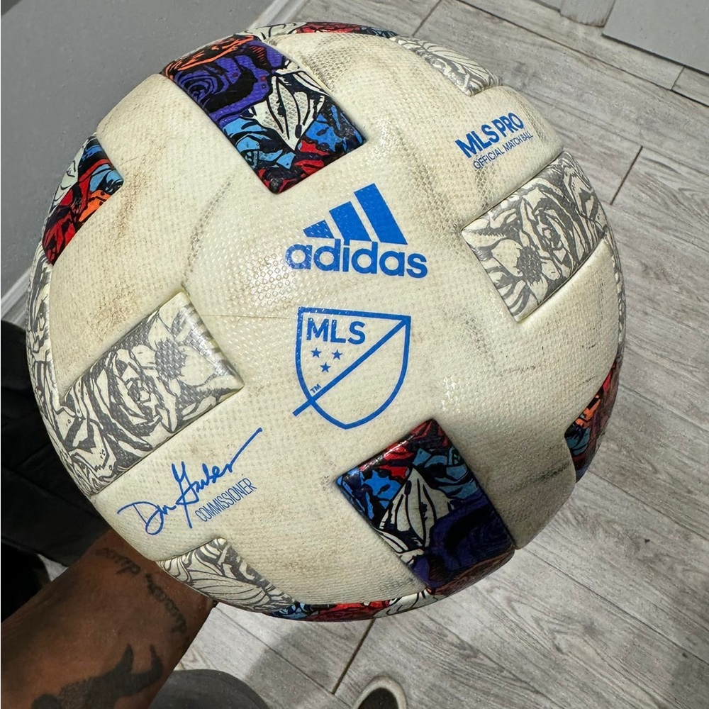 1 official Adidas MLS Game soccer ball size 5